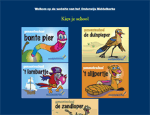 Tablet Screenshot of onderwijs.middelkerke.be